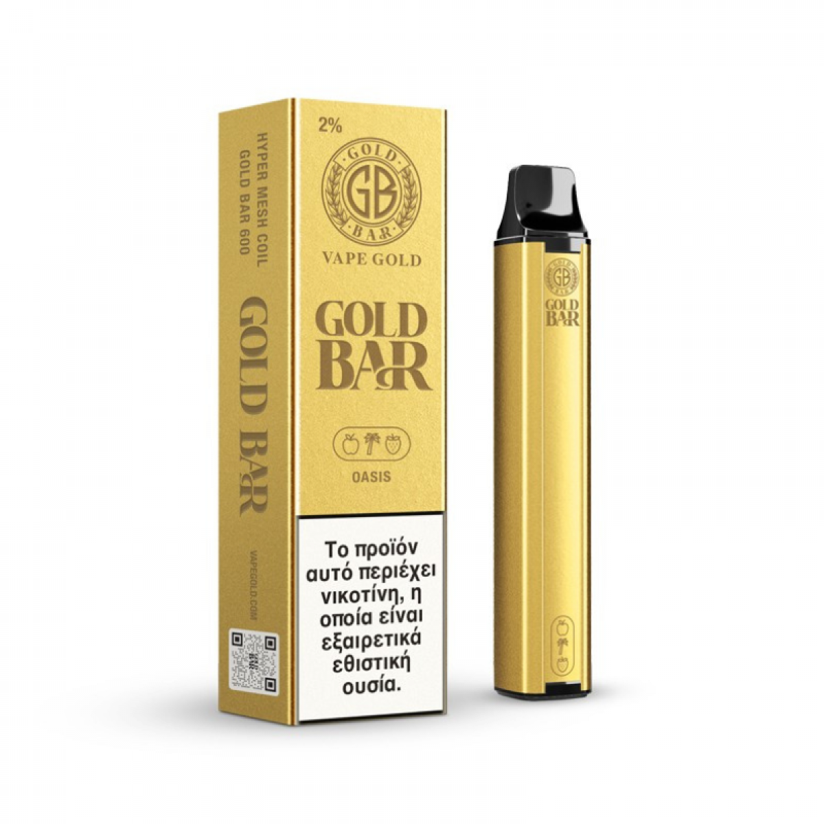 Gold Bar – Oasis 600 Puffs